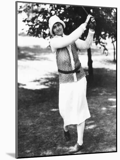 Golfer Opal Hill Won the Trans-Mississippi Women's Golf Championship 3 Times-null-Mounted Photo