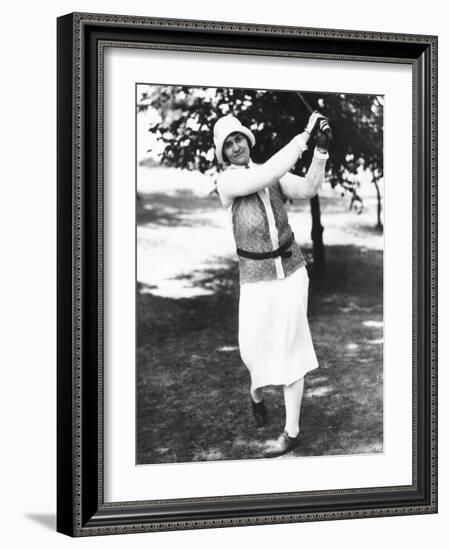 Golfer Opal Hill Won the Trans-Mississippi Women's Golf Championship 3 Times-null-Framed Photo