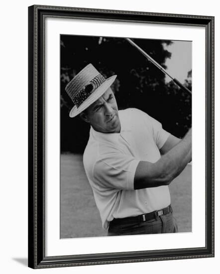 Golfer Sam Snead-null-Framed Premium Photographic Print