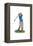 Golfer Swinging - Icon-Lantern Press-Framed Stretched Canvas