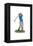 Golfer Swinging - Icon-Lantern Press-Framed Stretched Canvas