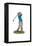 Golfer Swinging - Icon-Lantern Press-Framed Stretched Canvas