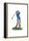 Golfer Swinging - Icon-Lantern Press-Framed Stretched Canvas