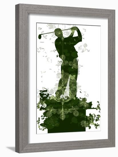 Golfer-Teofilo Olivieri-Framed Giclee Print