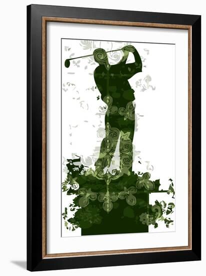 Golfer-Teofilo Olivieri-Framed Giclee Print