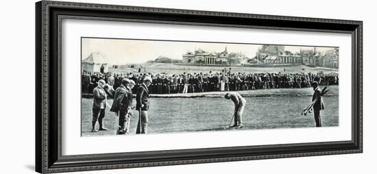 Golfers at the Open Championship, St Andrews, Scotland, 1890-Unknown-Framed Photographic Print