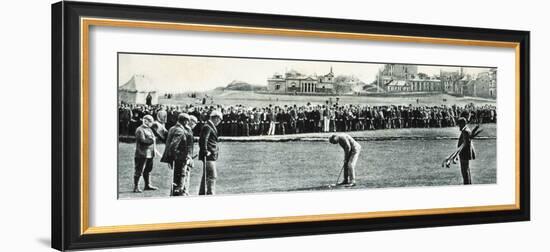 Golfers at the Open Championship, St Andrews, Scotland, 1890-Unknown-Framed Photographic Print