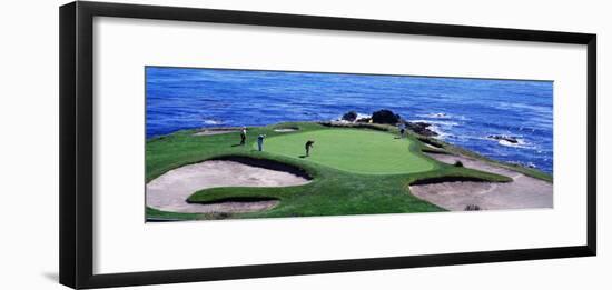 Golfers Pebble Beach, California, USA-null-Framed Photographic Print