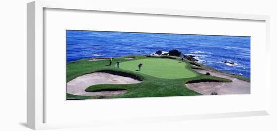 Golfers Pebble Beach, California, USA-null-Framed Photographic Print