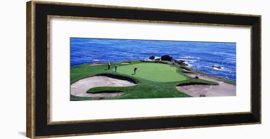 Golfers Pebble Beach, California, USA-null-Framed Photographic Print