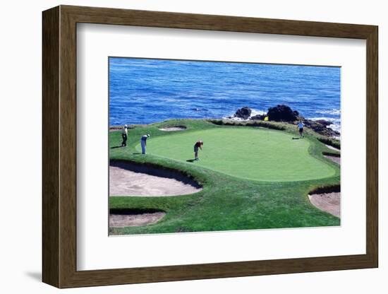 Golfers Pebble Beach, California, USA-null-Framed Photographic Print