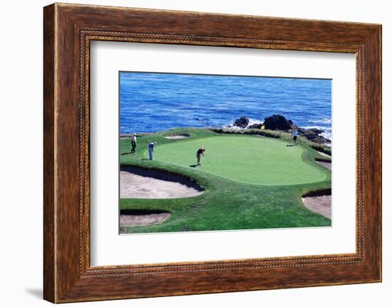 Golfers Pebble Beach, California, USA-null-Framed Photographic Print