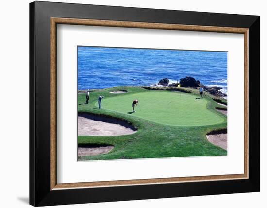 Golfers Pebble Beach, California, USA-null-Framed Photographic Print