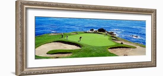 Golfers Pebble Beach, California, USA-null-Framed Photographic Print