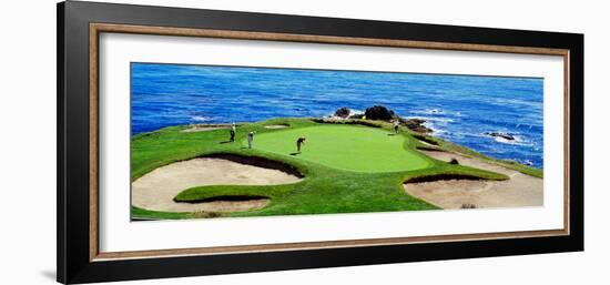 Golfers Pebble Beach, California, USA-null-Framed Photographic Print