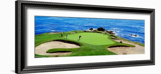 Golfers Pebble Beach, California, USA-null-Framed Photographic Print