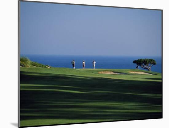 Golfers Play on the Championship Course, Algarve, Portugal-Ian Aitken-Mounted Photographic Print