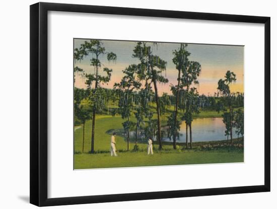 'Golfing, a year round sport in Florida', c1939-Unknown-Framed Giclee Print