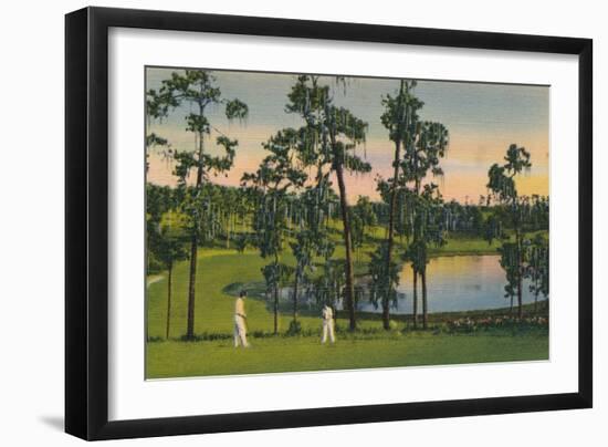 'Golfing, a year round sport in Florida', c1939-Unknown-Framed Giclee Print