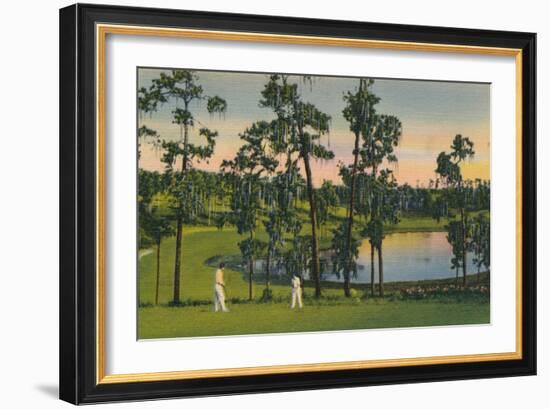 'Golfing, a year round sport in Florida', c1939-Unknown-Framed Giclee Print