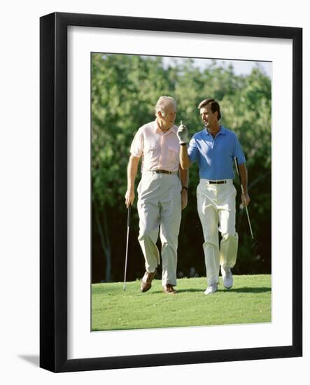 Golfing Companions-null-Framed Photographic Print