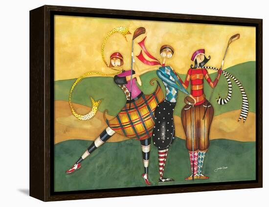Golfing Girls-Jennifer Garant-Framed Premier Image Canvas