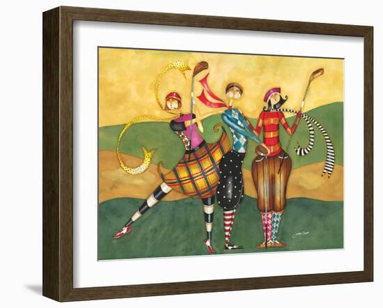 Golfing Girls-Jennifer Garant-Framed Giclee Print