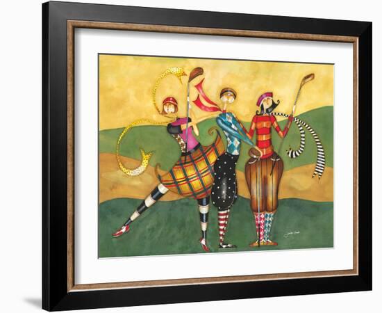 Golfing Girls-Jennifer Garant-Framed Giclee Print