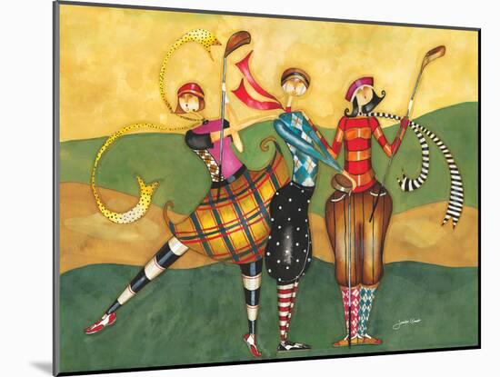 Golfing Girls-Jennifer Garant-Mounted Giclee Print