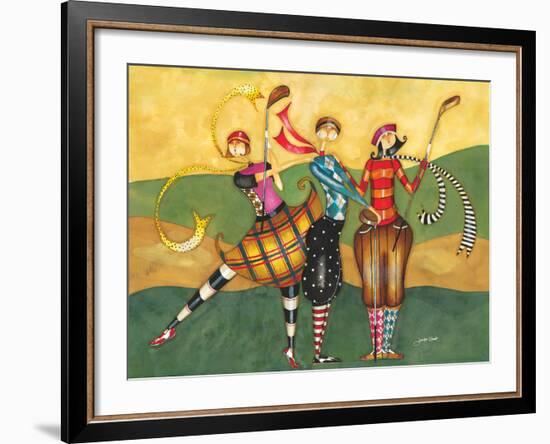 Golfing Girls-Jennifer Garant-Framed Giclee Print