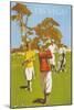 Golfing in Las Vegas, Nevada-null-Mounted Art Print