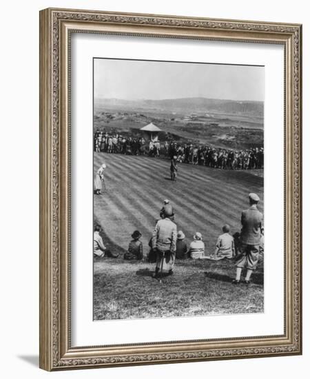 Golfing in the Burns Country of Scotland Photograph - Scotland-Lantern Press-Framed Art Print