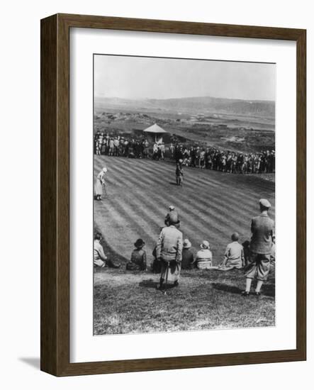 Golfing in the Burns Country of Scotland Photograph - Scotland-Lantern Press-Framed Art Print