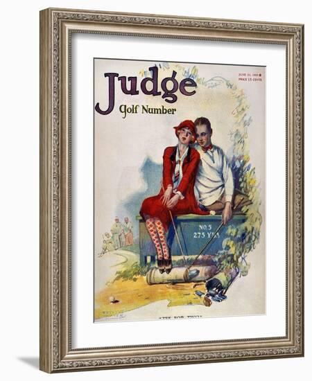 Golfing: Magazine Cover-null-Framed Giclee Print