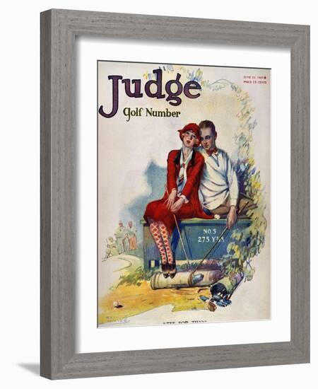 Golfing: Magazine Cover-null-Framed Giclee Print