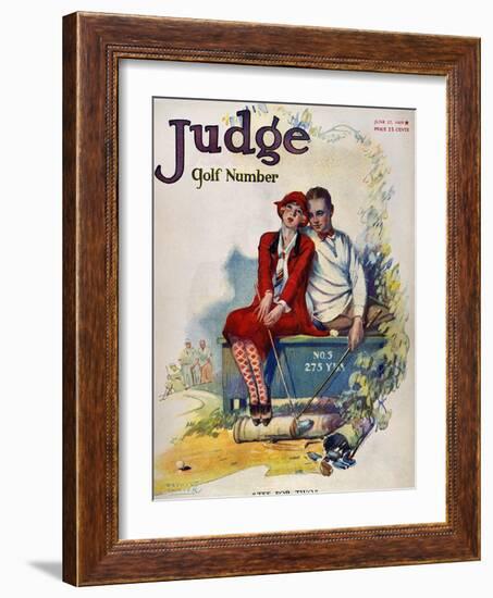 Golfing: Magazine Cover-null-Framed Giclee Print