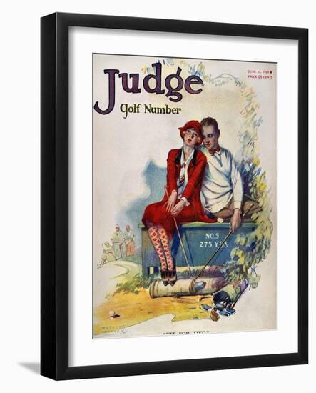 Golfing: Magazine Cover-null-Framed Giclee Print