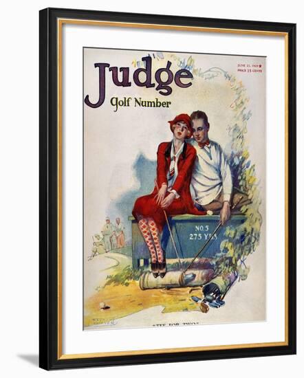 Golfing: Magazine Cover-null-Framed Giclee Print