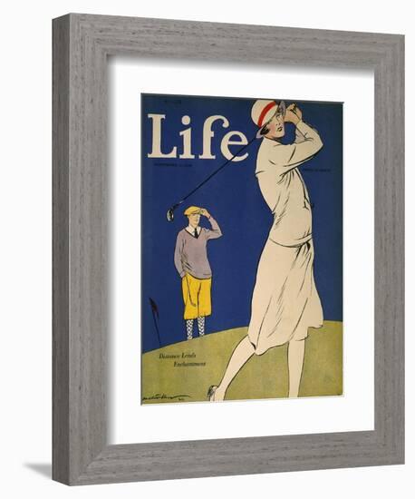 Golfing: Magazine Cover-null-Framed Giclee Print