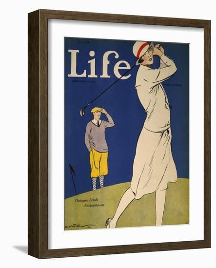 Golfing: Magazine Cover-null-Framed Giclee Print