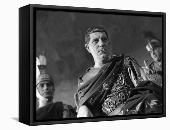 Golgotha by Julien Duvivier with Jean Gab 1935 (b/w photo)-null-Framed Stretched Canvas