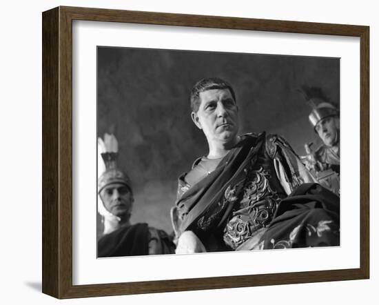 Golgotha by Julien Duvivier with Jean Gab 1935 (b/w photo)-null-Framed Photo