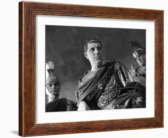 Golgotha by Julien Duvivier with Jean Gab 1935 (b/w photo)-null-Framed Photo