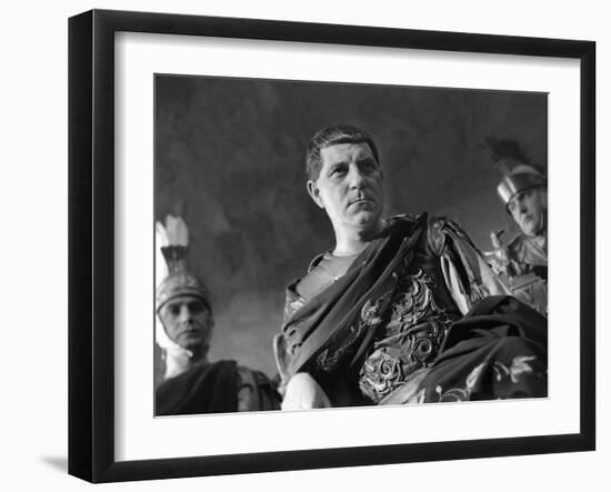 Golgotha by Julien Duvivier with Jean Gab 1935 (b/w photo)-null-Framed Photo