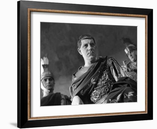 Golgotha by Julien Duvivier with Jean Gab 1935 (b/w photo)-null-Framed Photo