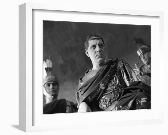 Golgotha by Julien Duvivier with Jean Gab 1935 (b/w photo)-null-Framed Photo