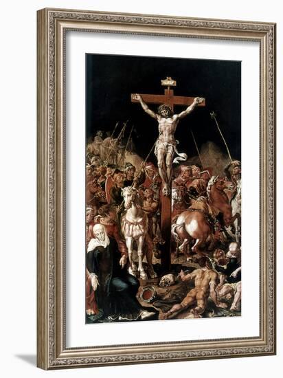 Golgotha' ('Calvary), 16th Century-Maerten van Heemskerck-Framed Giclee Print