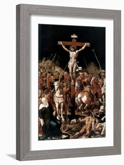 Golgotha' ('Calvary), 16th Century-Maerten van Heemskerck-Framed Giclee Print