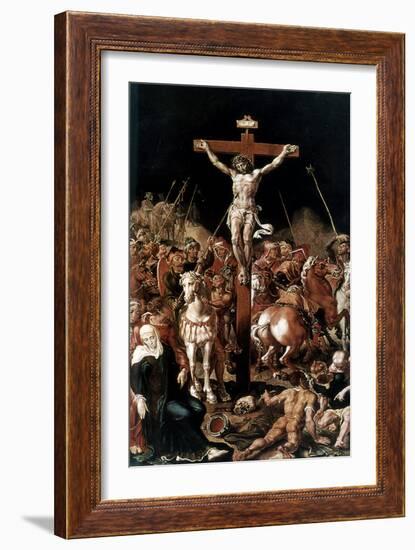 Golgotha' ('Calvary), 16th Century-Maerten van Heemskerck-Framed Giclee Print