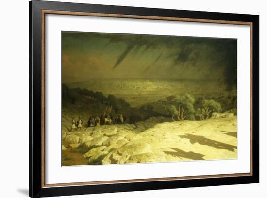 Golgotha (It Is Finished)-Jean Leon Gerome-Framed Premium Giclee Print